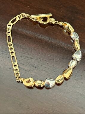 Jenny Bird Nevis Bracelet Two-Tone Gold and Silver